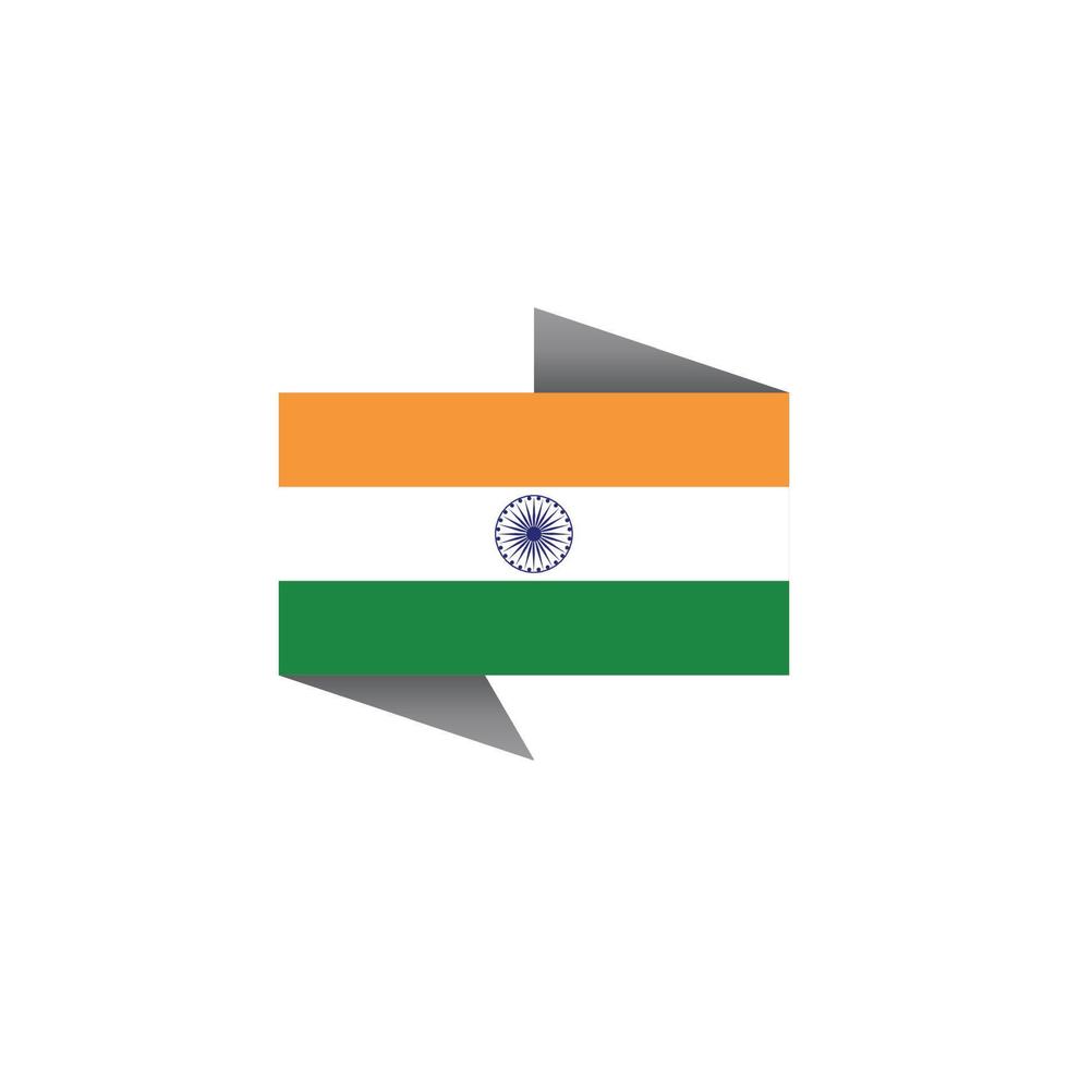 Illustration of India flag Template vector