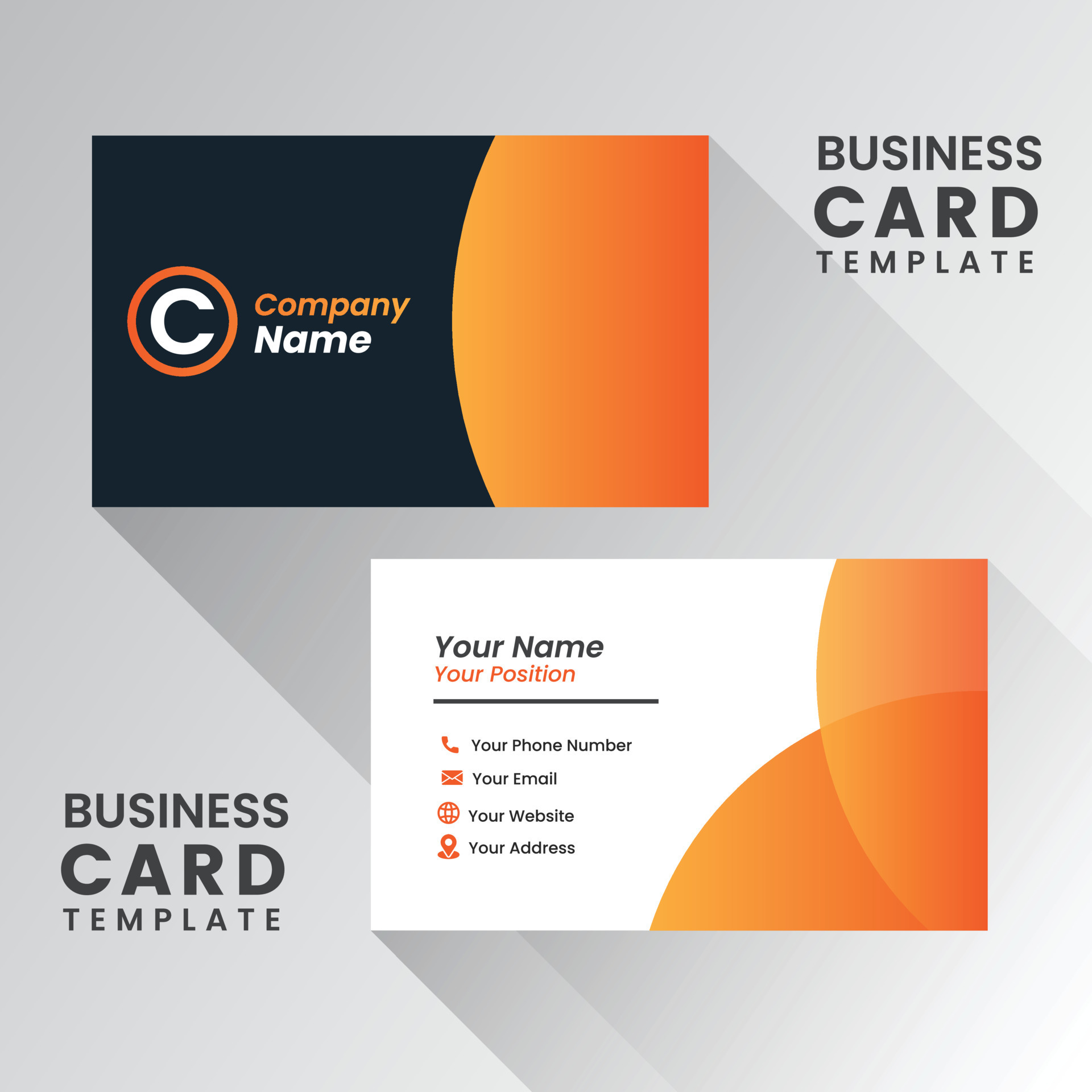 Visiting Card Size