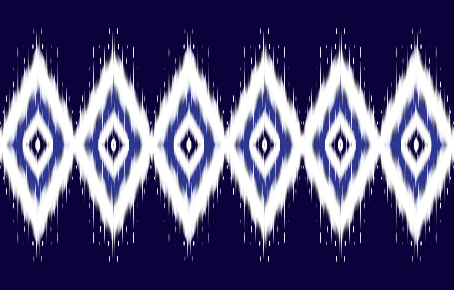 Ethnic ikat ornament. Vector illustration. Tribal pattern. Can be used for textile, wallpaper, wrapping paper, greeting card backdrop, print.