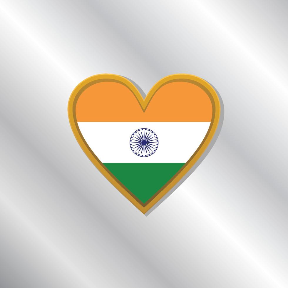 Illustration of India flag Template vector