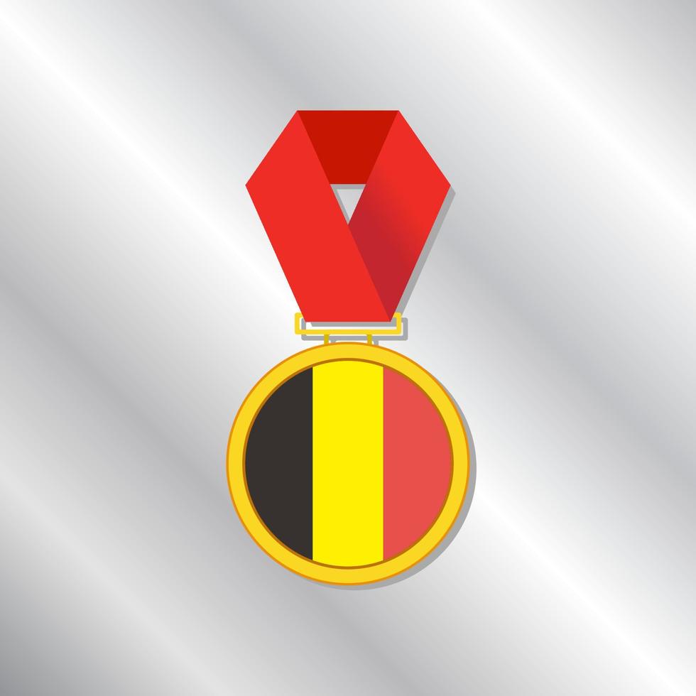 ilustración de la plantilla de la bandera de bélgica vector