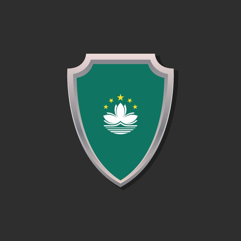 Illustration of Macau flag Template vector