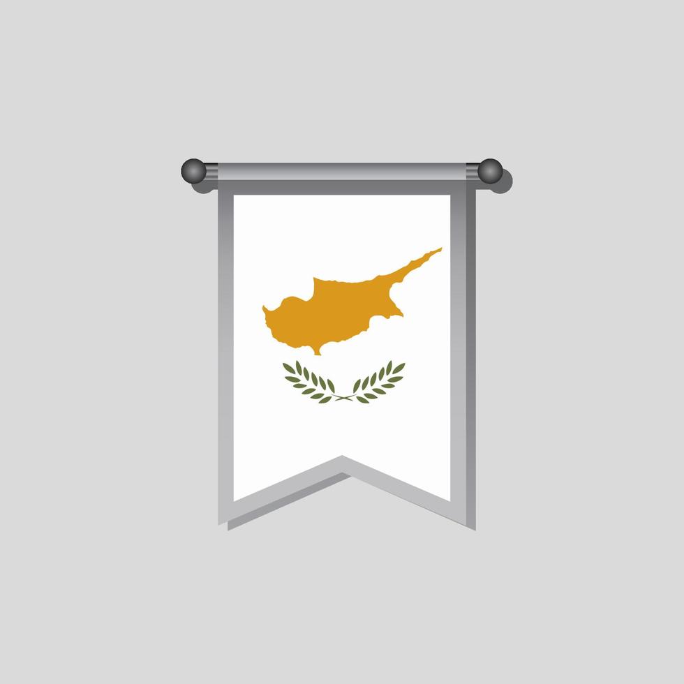 Illustration of Cyprus flag Template vector