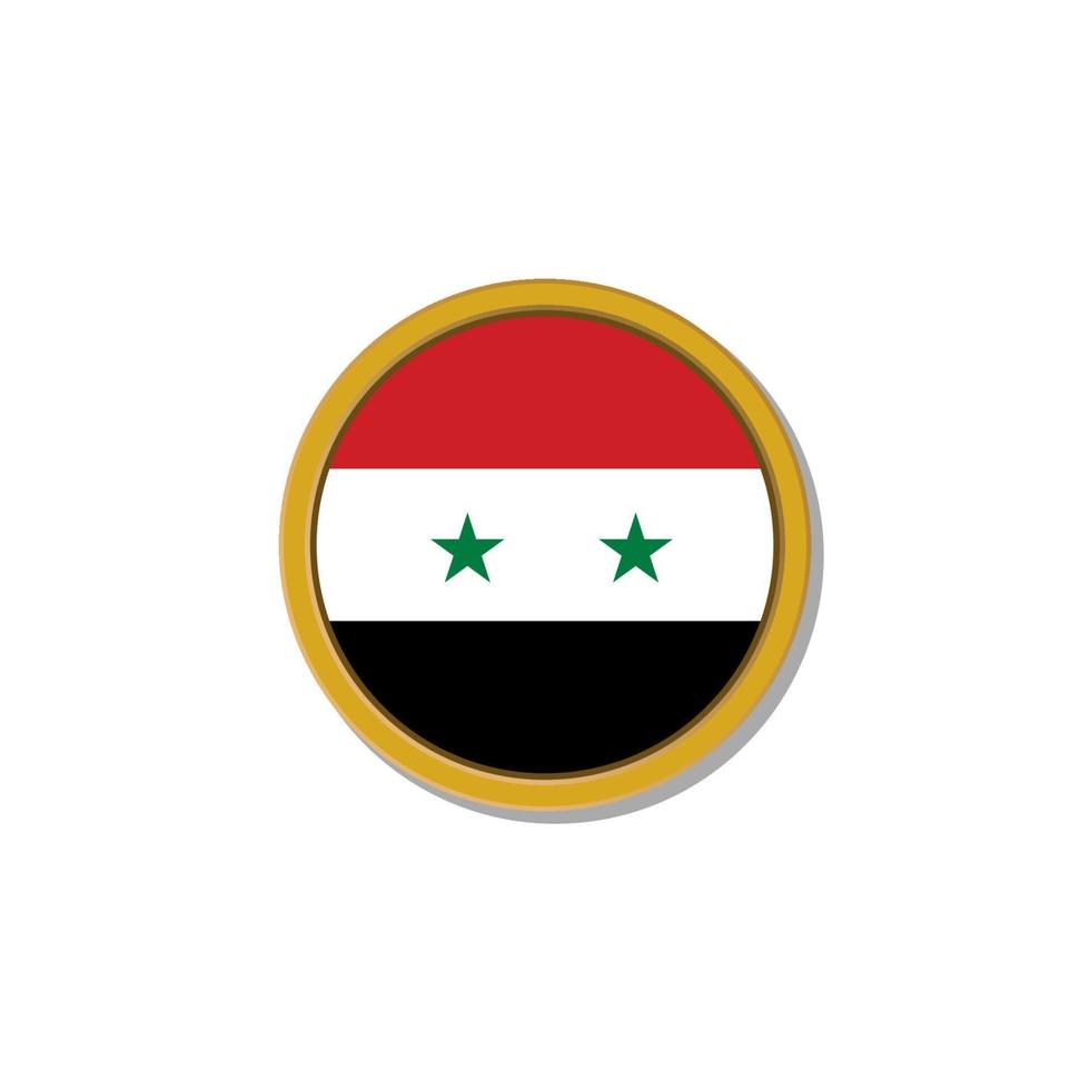 Illustration of Syria flag Template vector