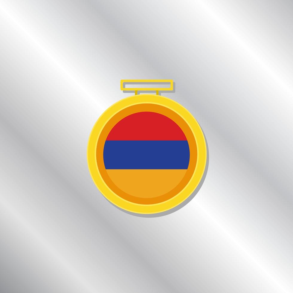 Illustration of Armenia flag Template vector