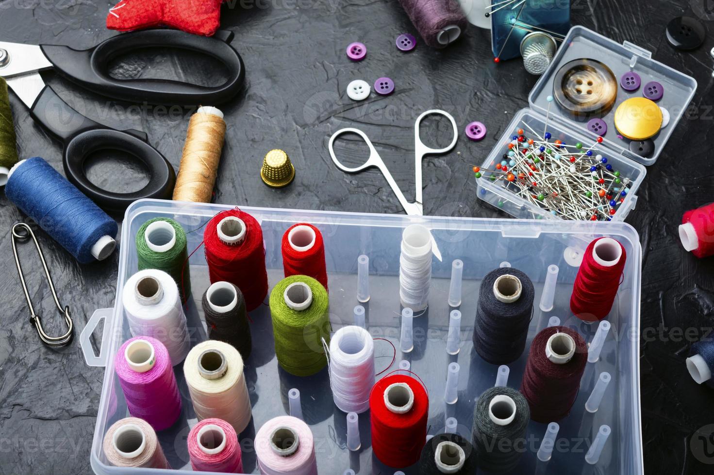 A set of accessories for needlework photo