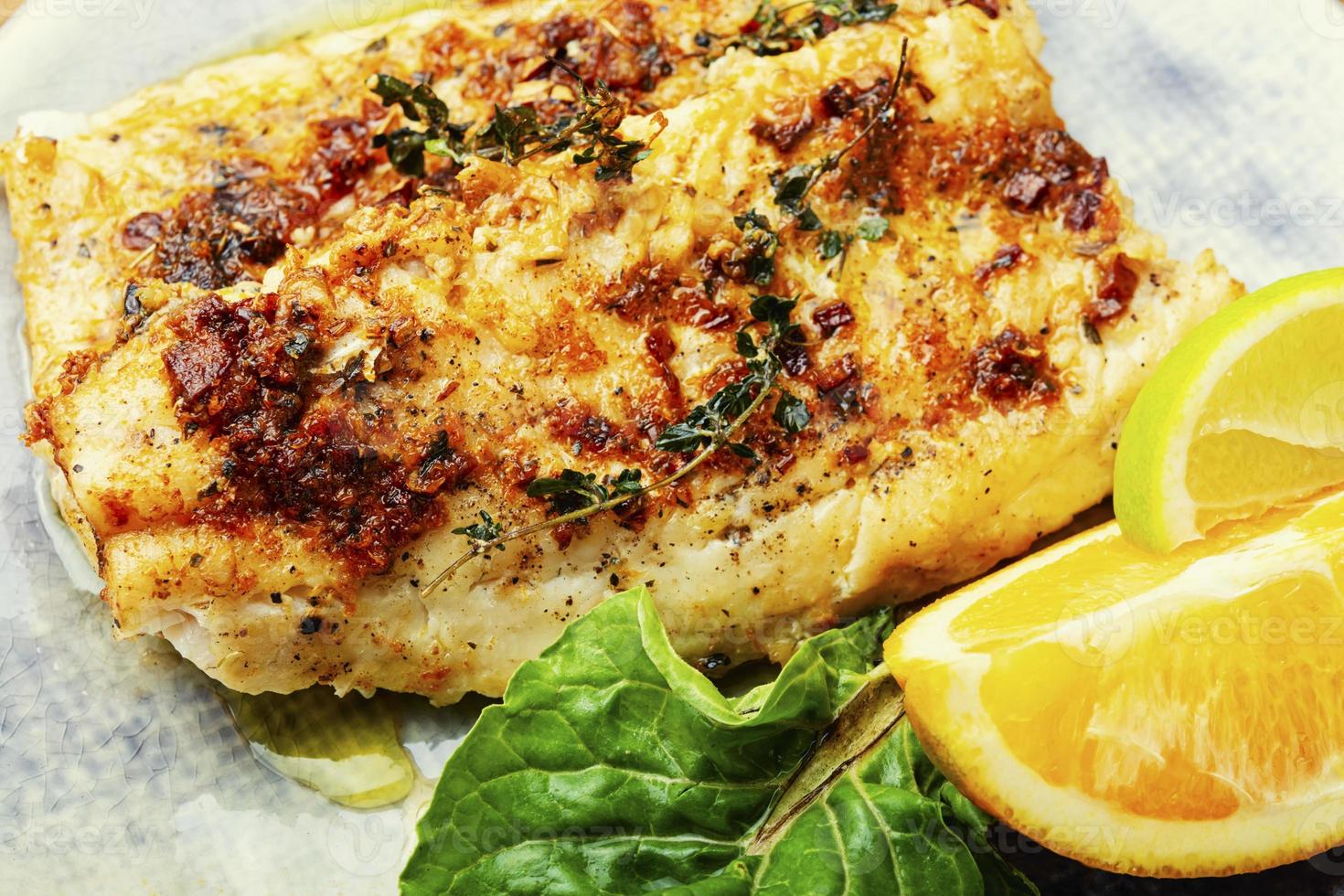 Fried fish, seafood, filet o fish photo