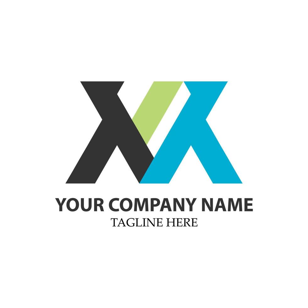 monogram logo, Letter M V logo for business initials, simple logo. vector
