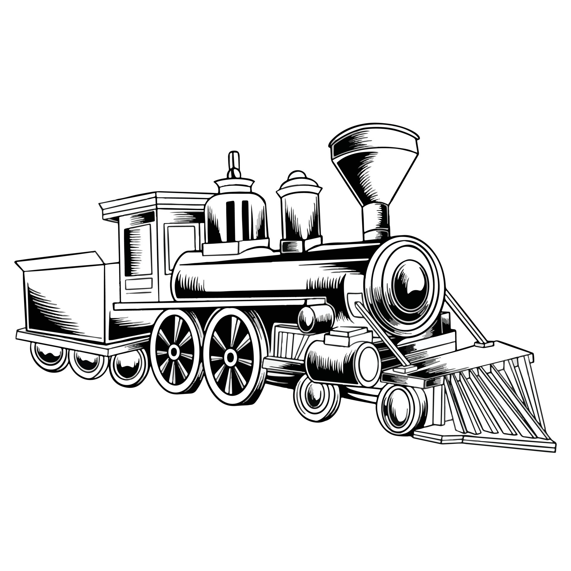 transporte de de vapor. ilustración vectorial dibujada a