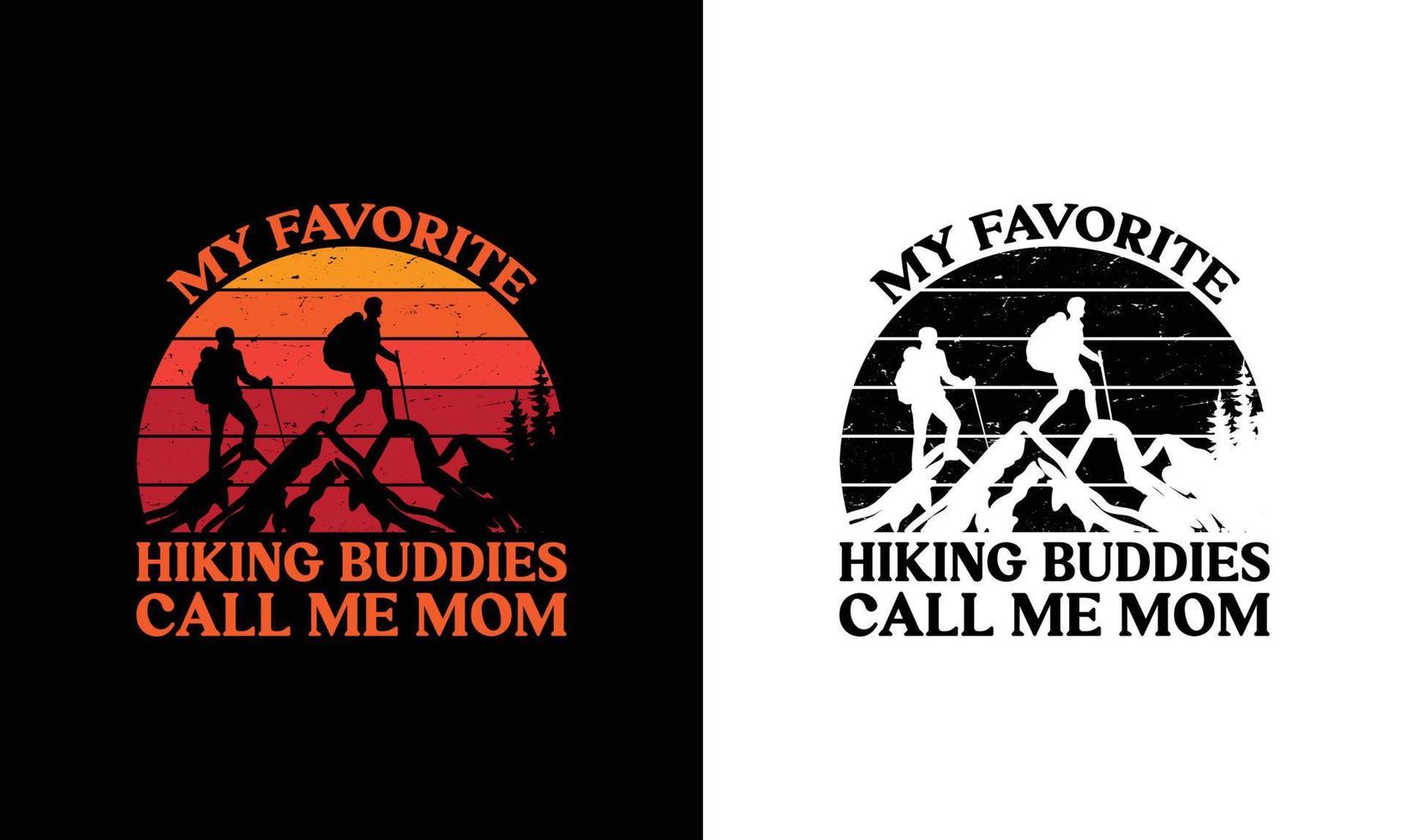 Hiking Quote T shirt design, typography vector