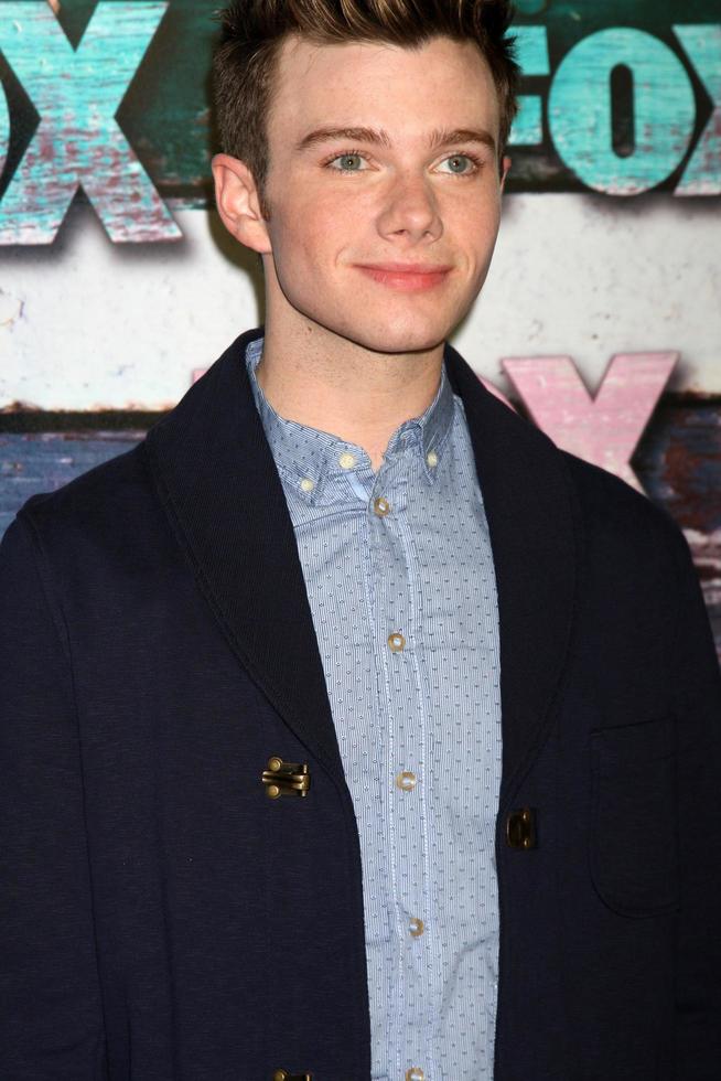 LOS ANGELES, JUL 23 - Chris Colfer arrives at the FOX TCA Summer 2012 Party at Soho House on July 23, 2012 in West Hollywood, CA photo