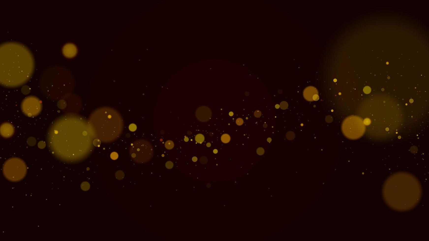 Shining bokeh isolated on transparent background. Christmas concept vector