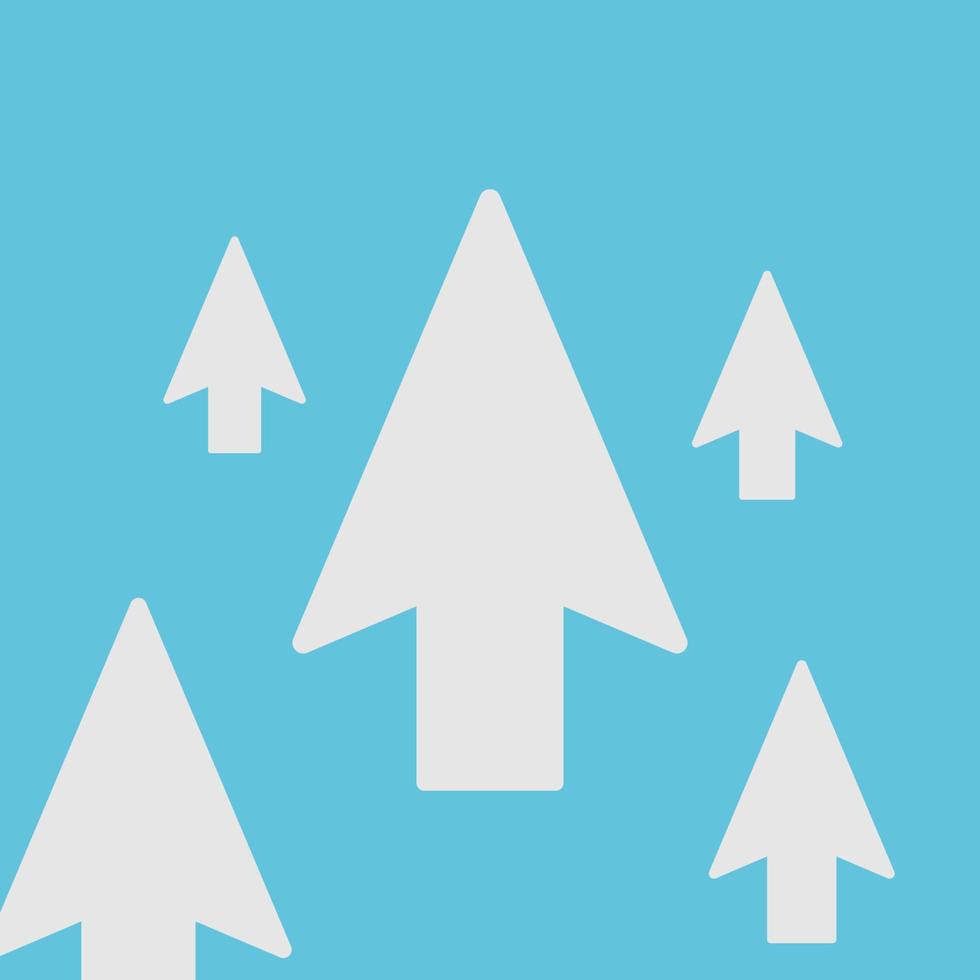 Banners with blue mouse arrow. vector