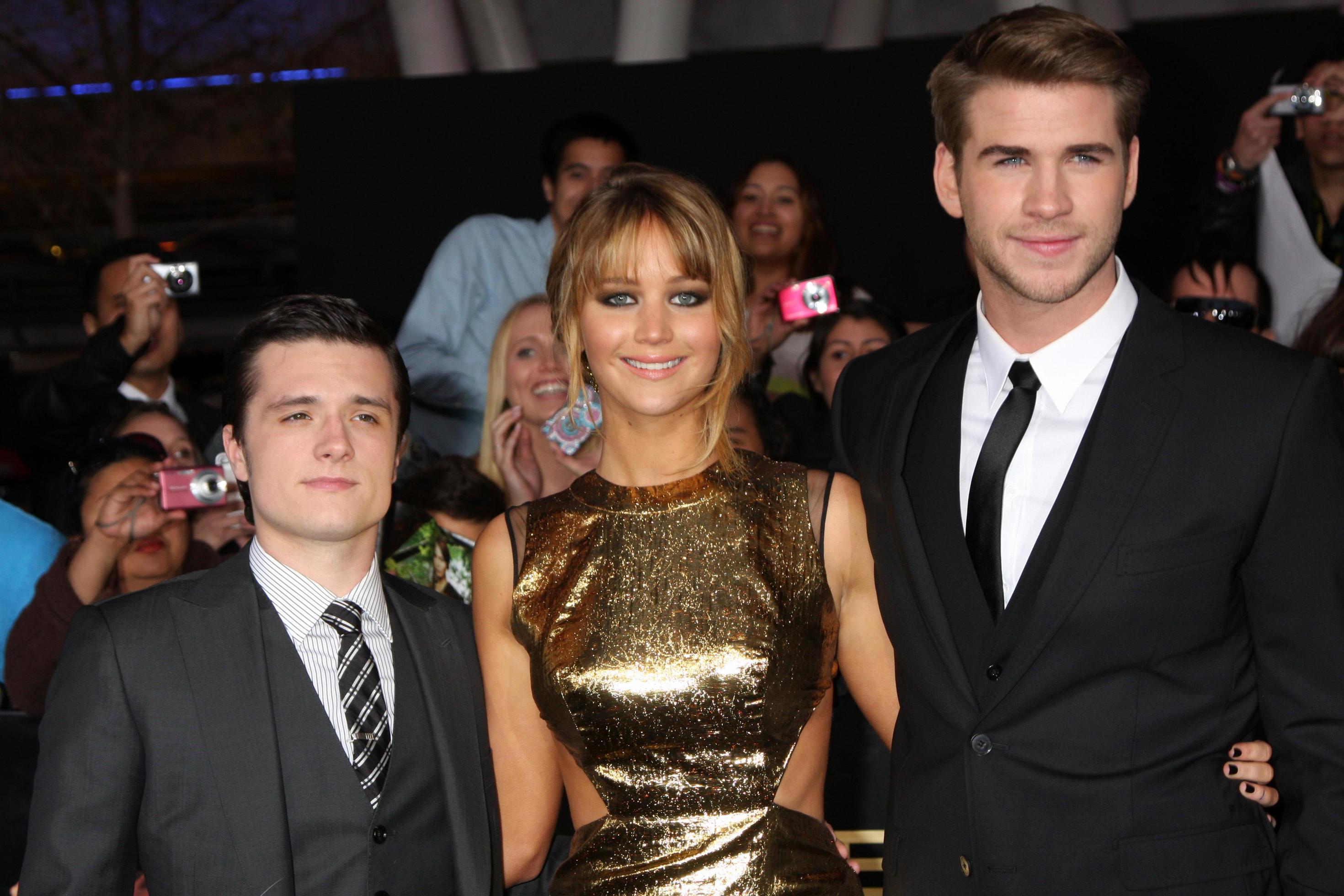 The World Of The Hunger Games, Jennifer Lawrence, Liam Hemsworth, Josh  Hutcherson