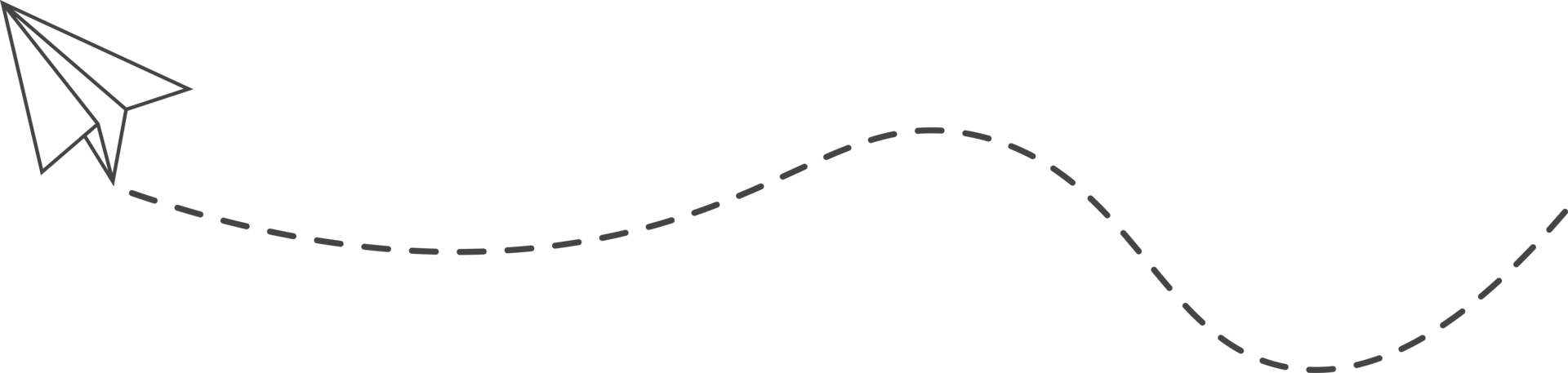 percorso dell'aeroplano di carta con linea tratteggiata png