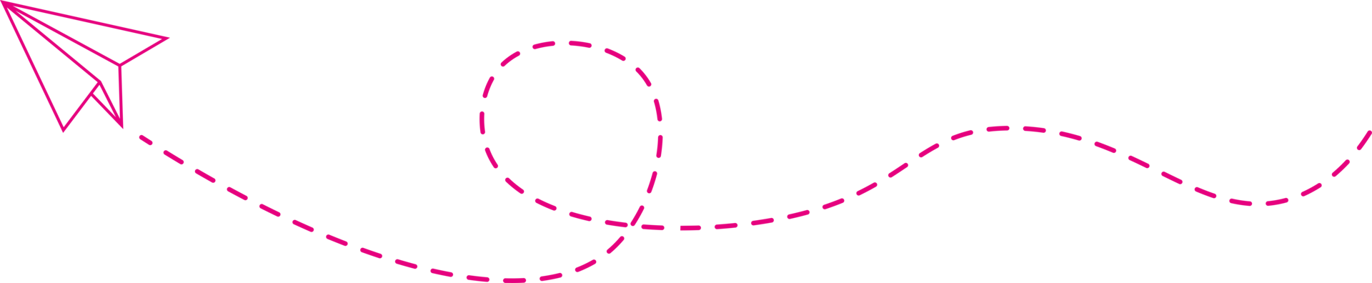 Dashed Line Paper Airplane Route png