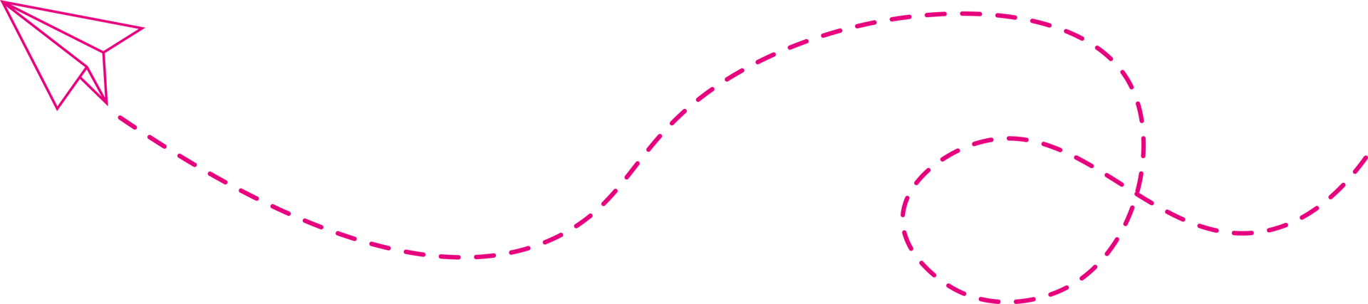 Dashed Line Paper Airplane Route png