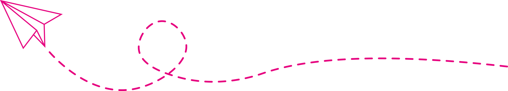 streckad linje papper flygplan rutt png