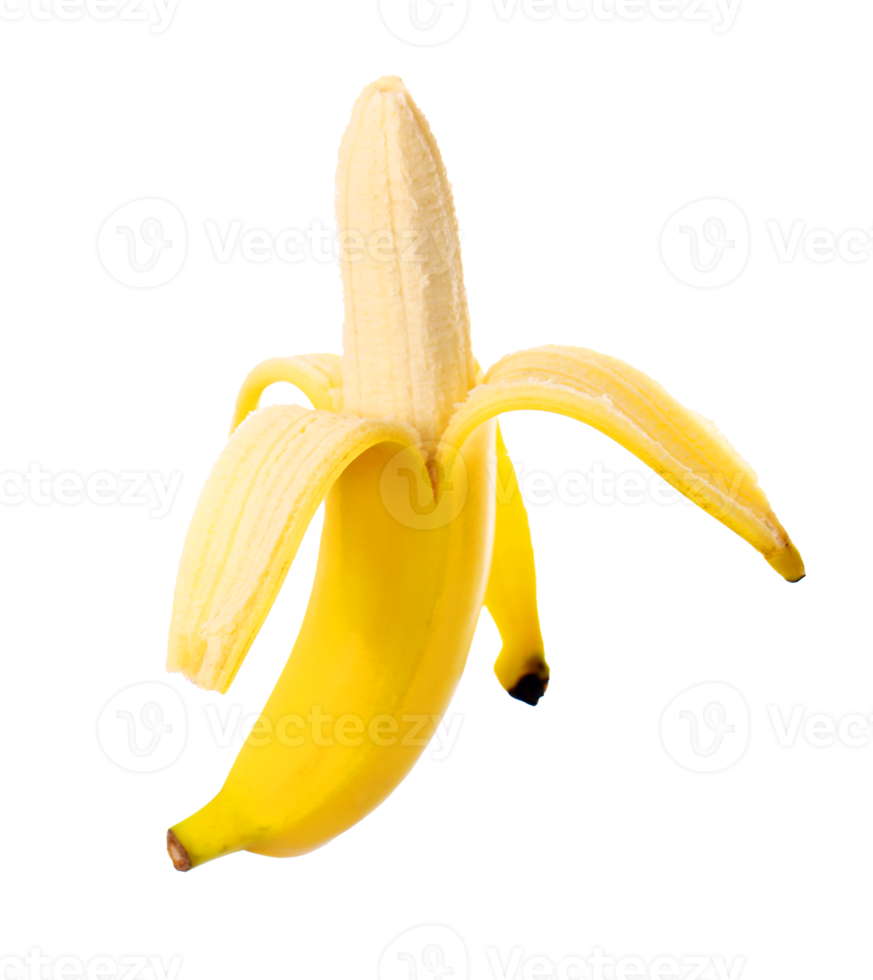 frisch geschälte Banane png