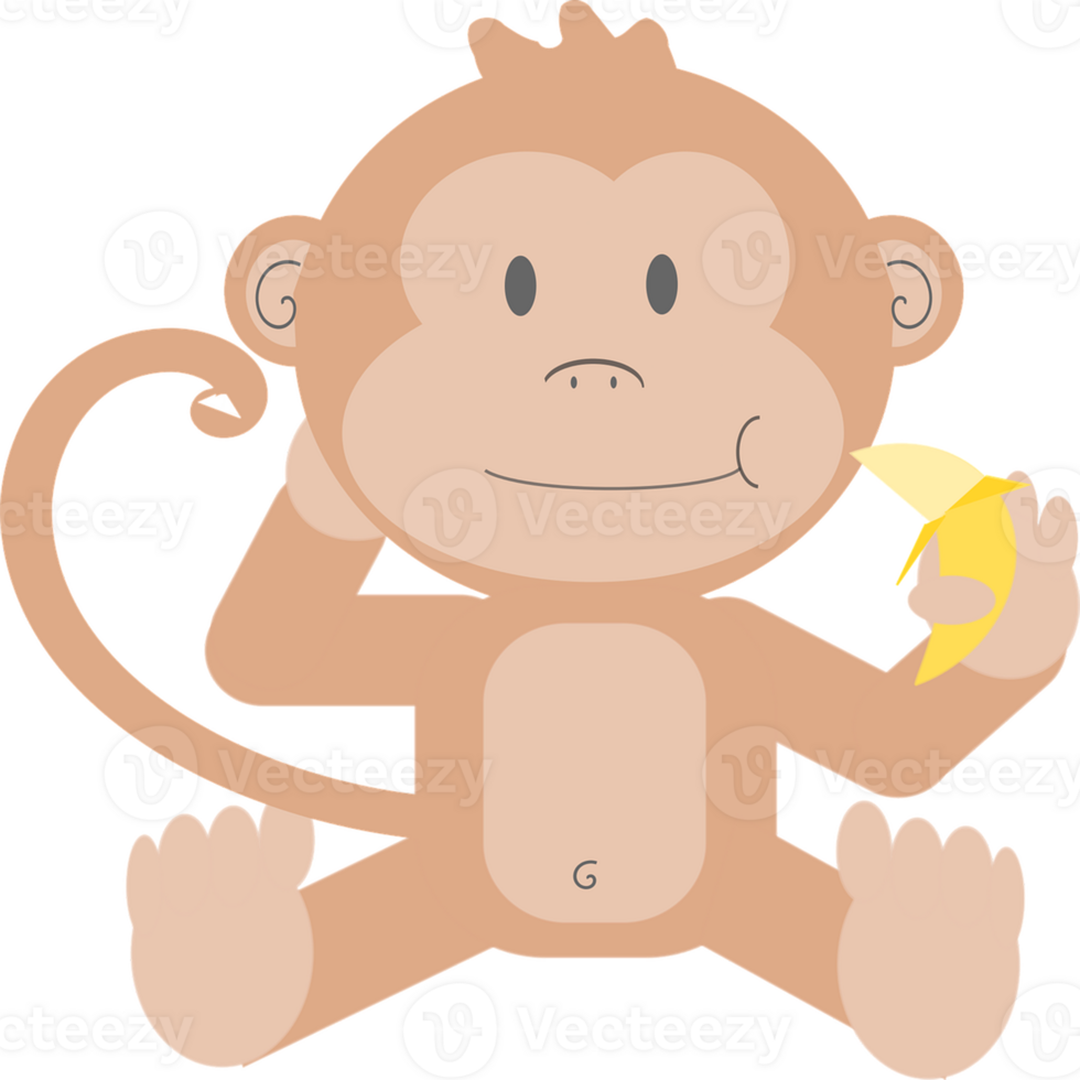 Macaco desenho simples png