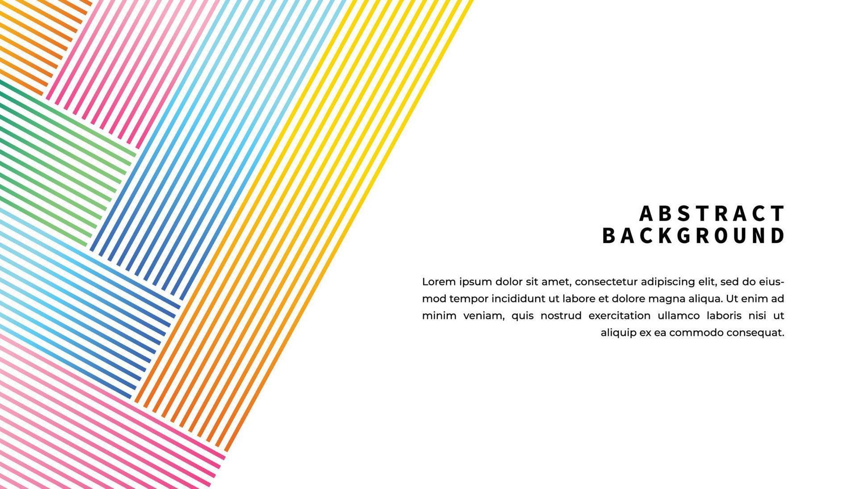 Colorful backgrounds with line designs and beautiful combinations. Eps10 vector. vector