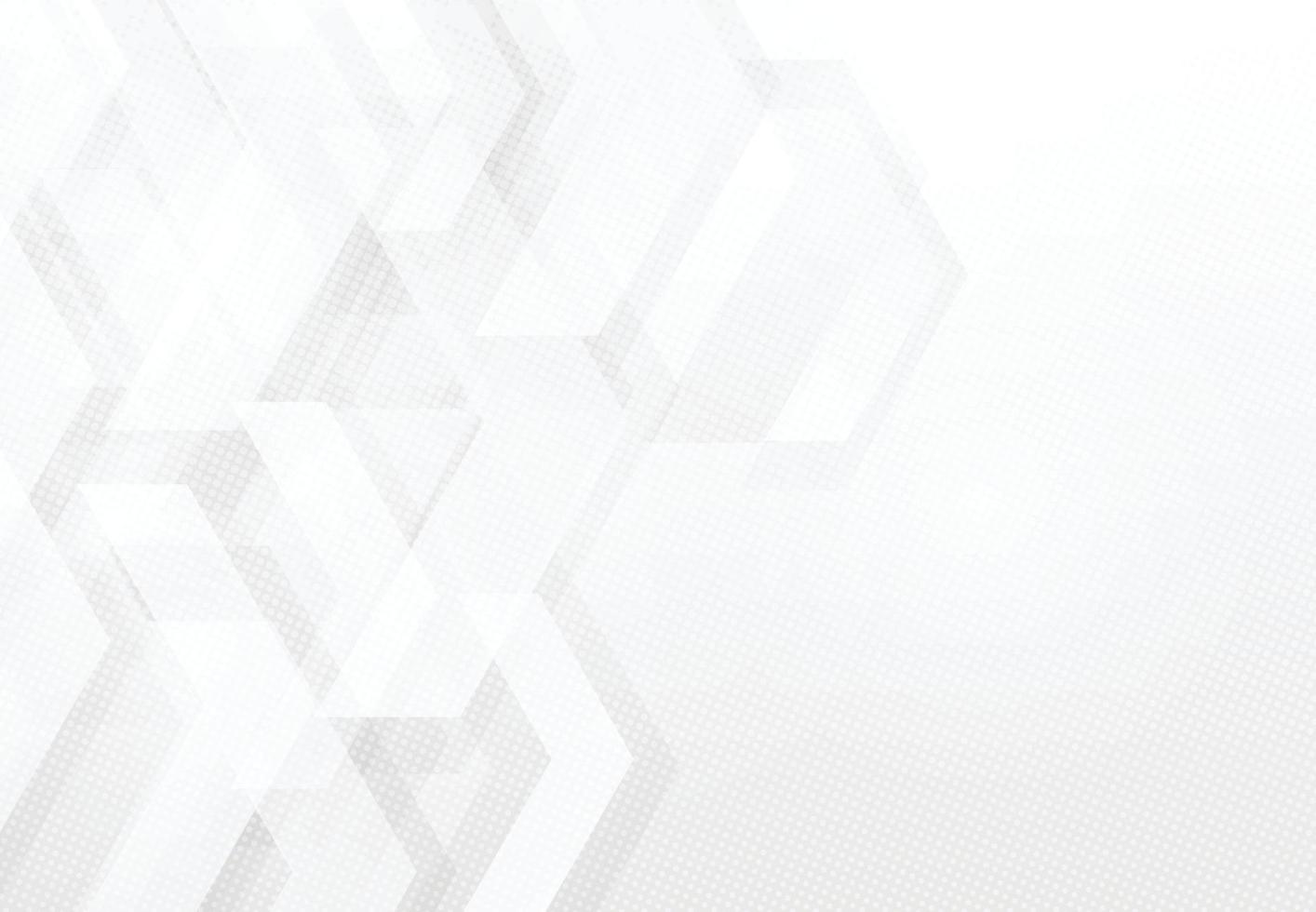 Abstract grey and white technology geometric pattern with circle dots pattern background. illustration vector eps10