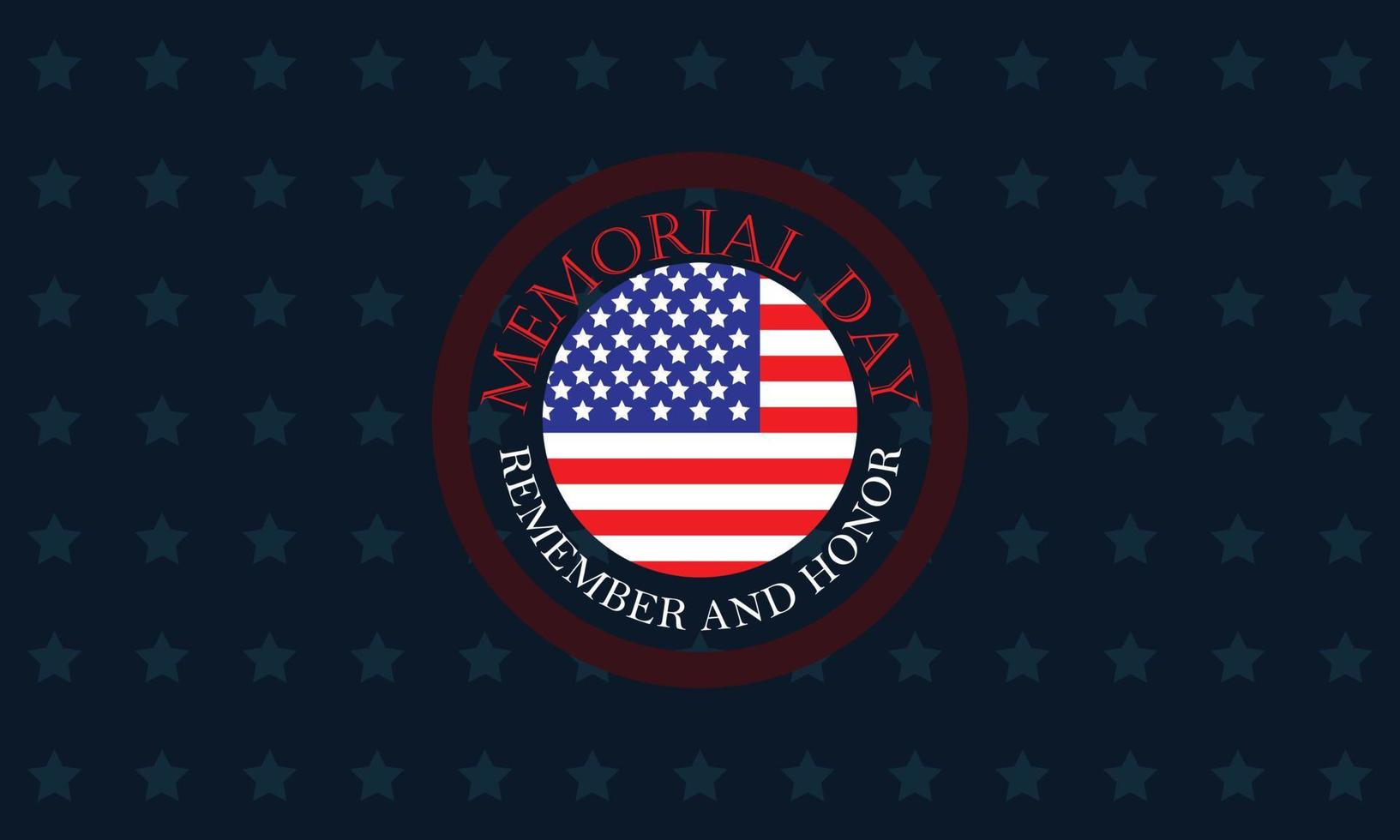 vector USA background and flag