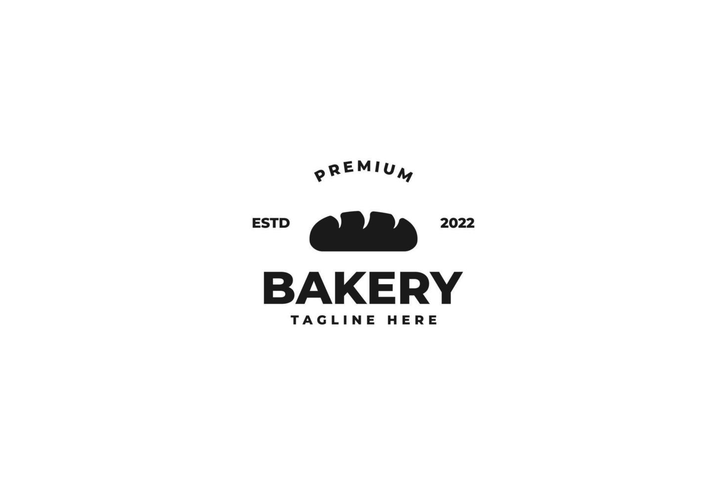 logotipo de pan para la ilustración de vector de diseño de panadería