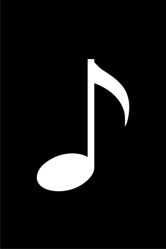 Music Notation Illustration for Icon, Symbol, Art Illustration, Apps, Website, Logo or Graphic Design Element. Vector Illustration