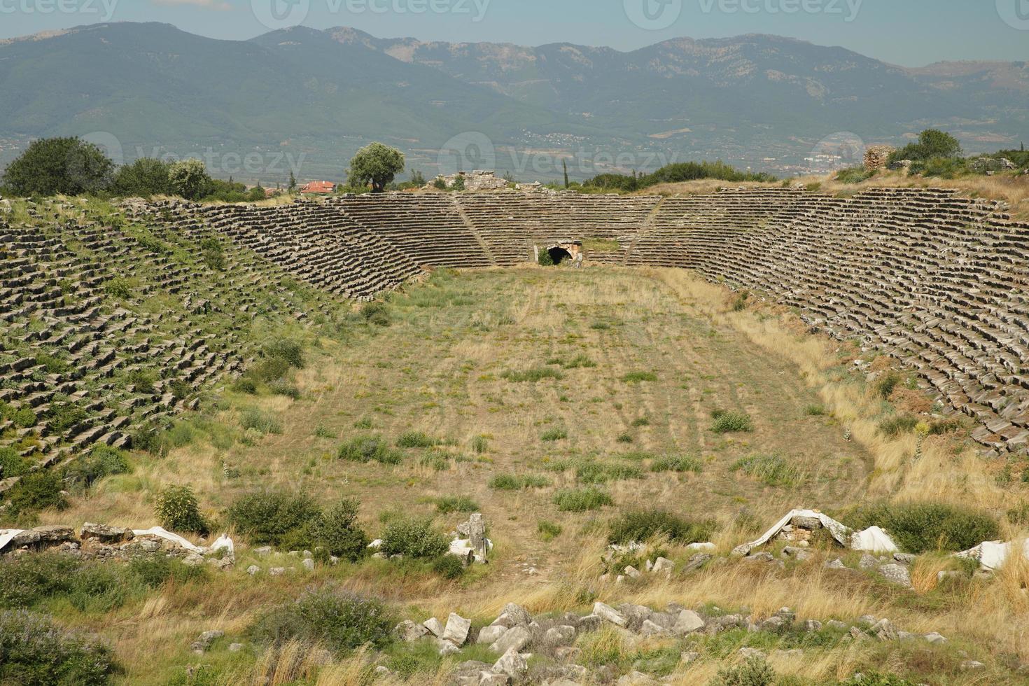 Stadium of Aphrodisias Ancient City in Aydin, Turkiye photo