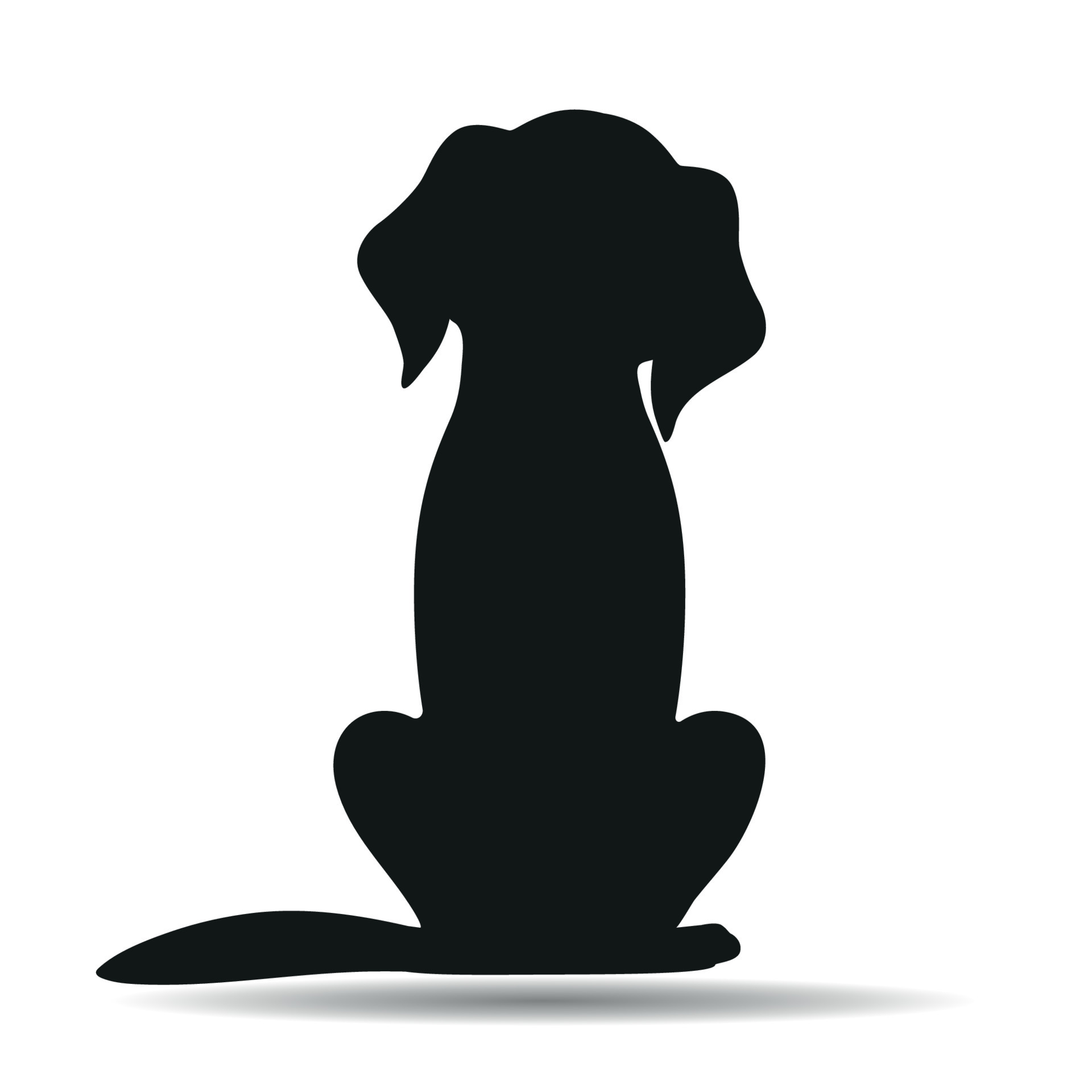 Dog silhouette illustration 13354507 Vector Art at Vecteezy
