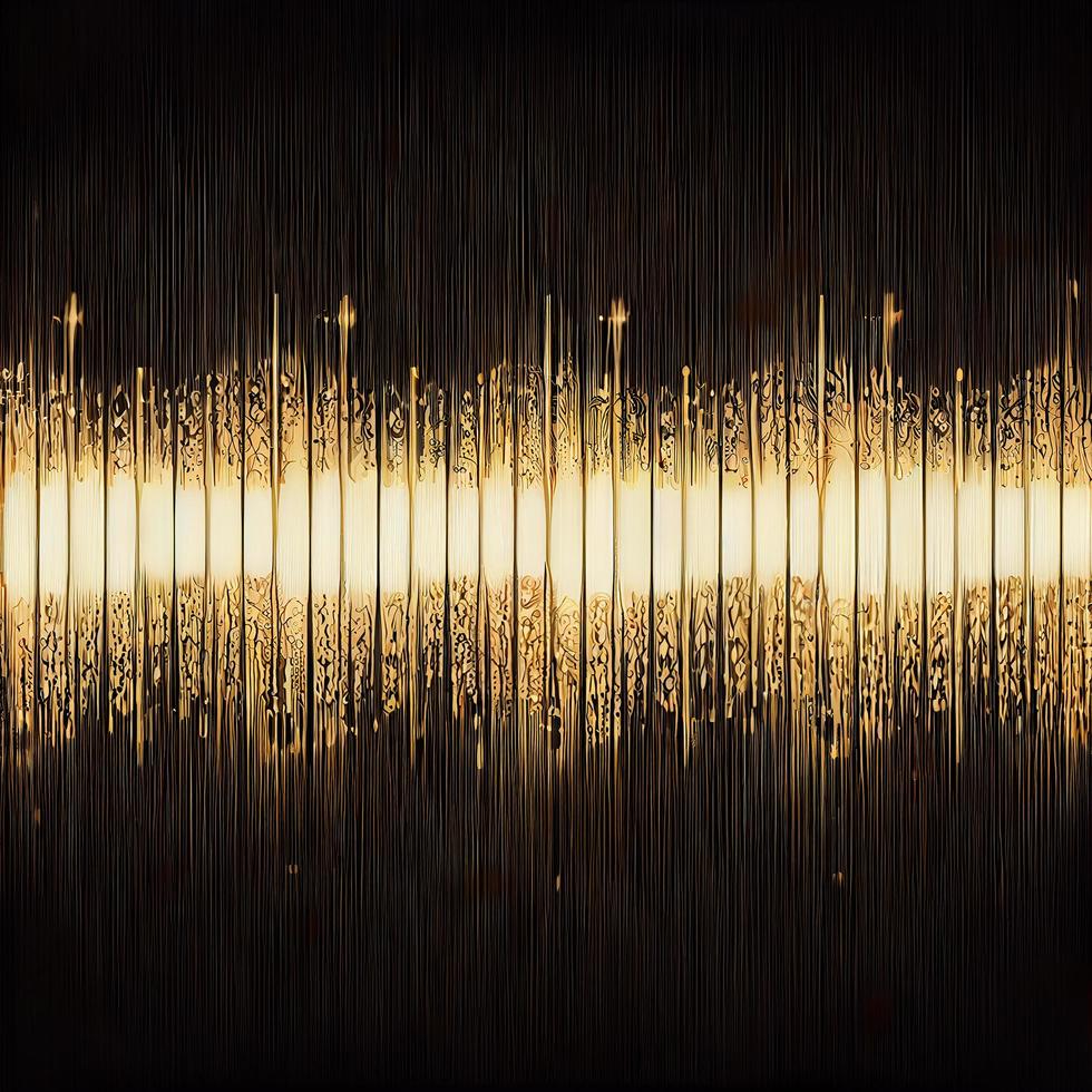 Dark luxury background black and gold threads premium photo