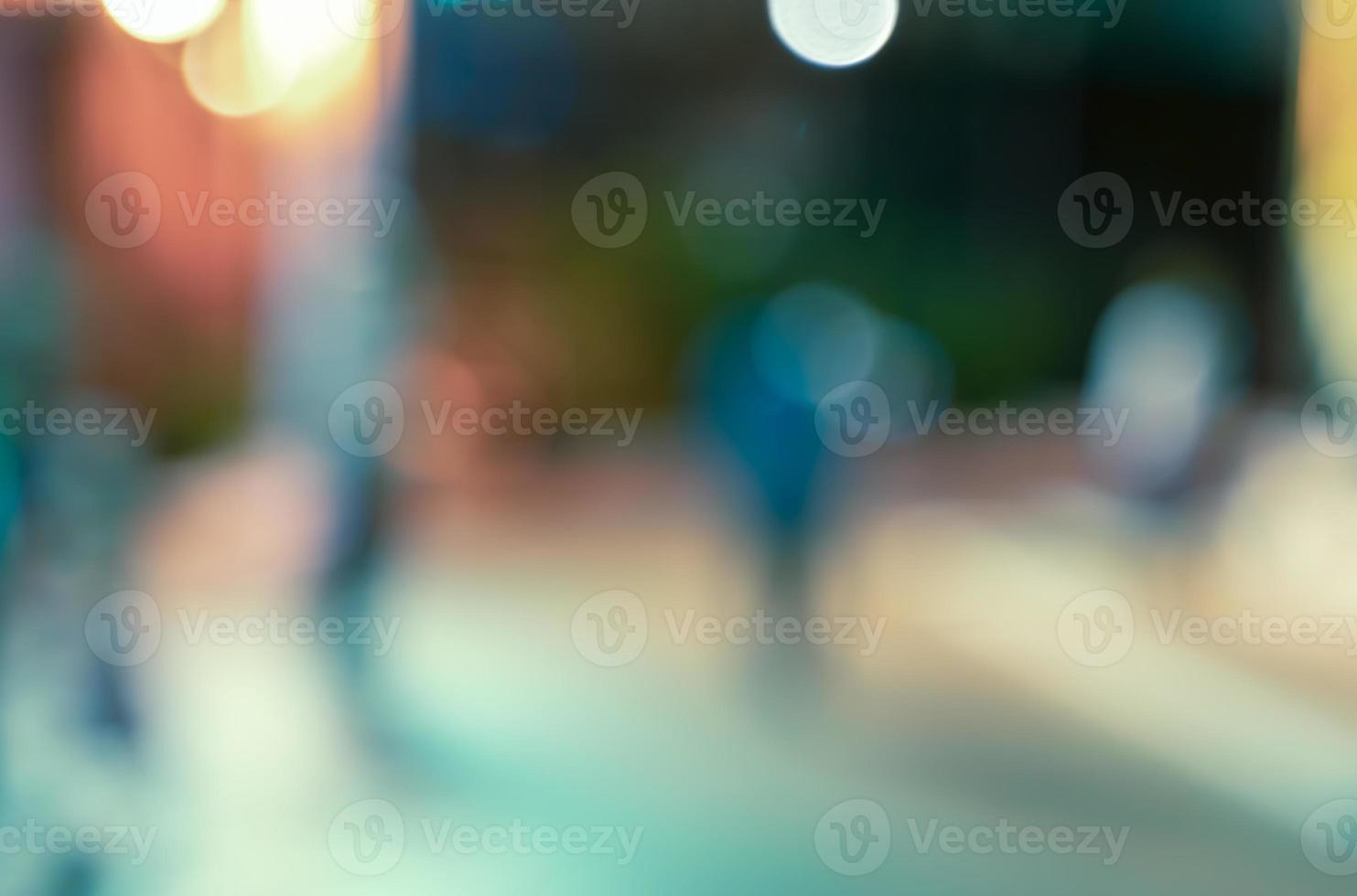 Colorful bokeh abstract blurred background photo