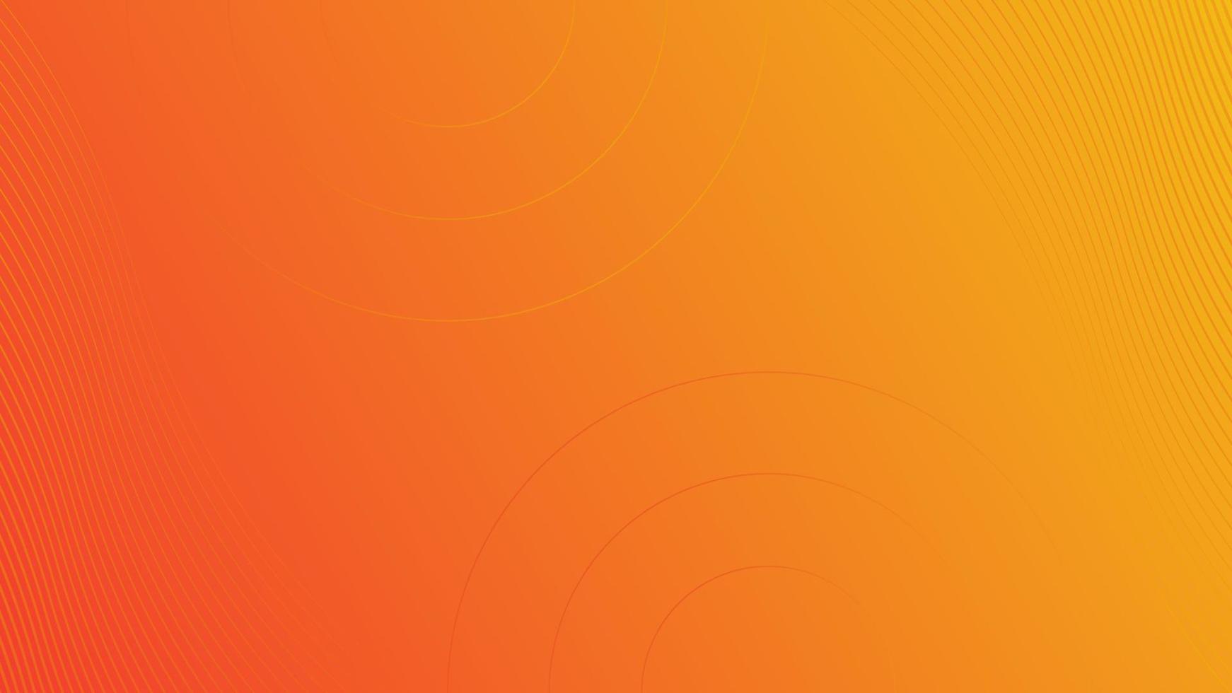 Abstract gradient orange wave background vector