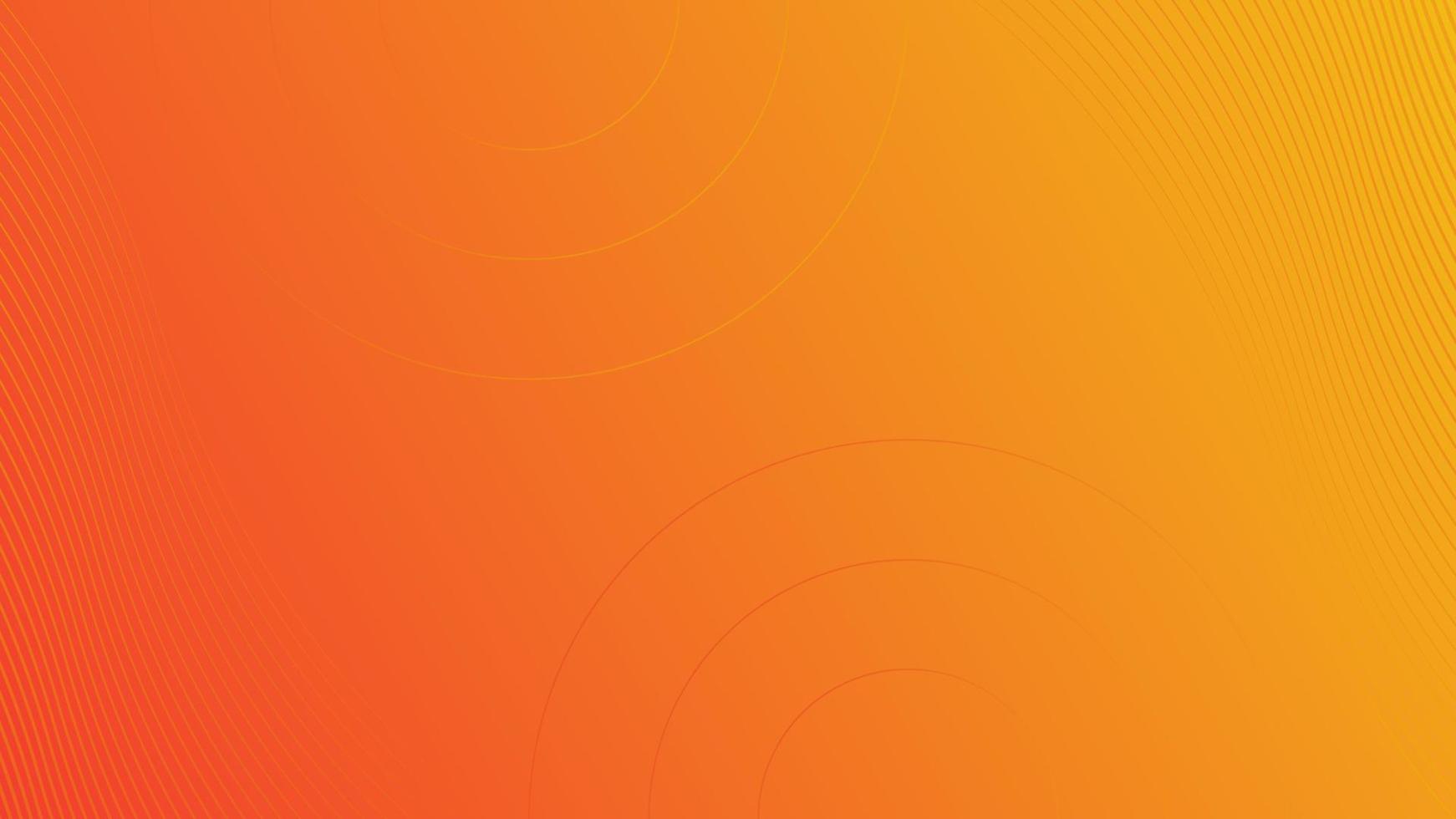 fondo de onda naranja degradado abstracto vector