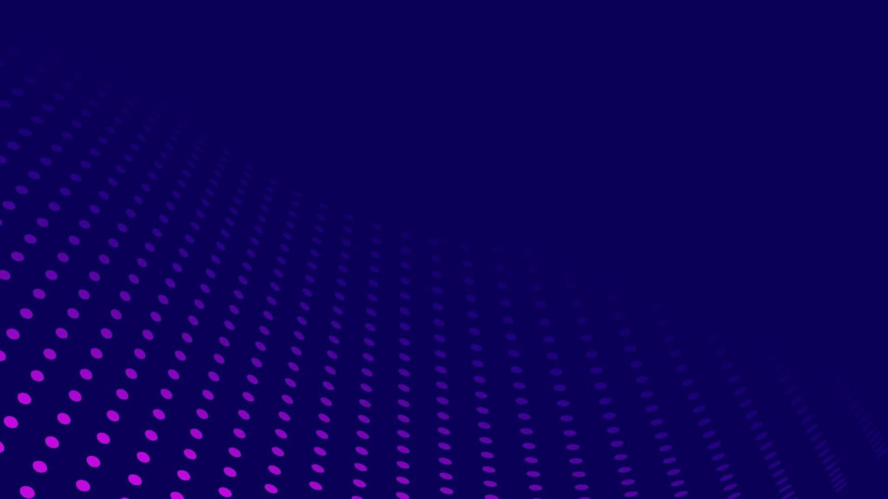 Blue abstract background with neon halftone effect vector