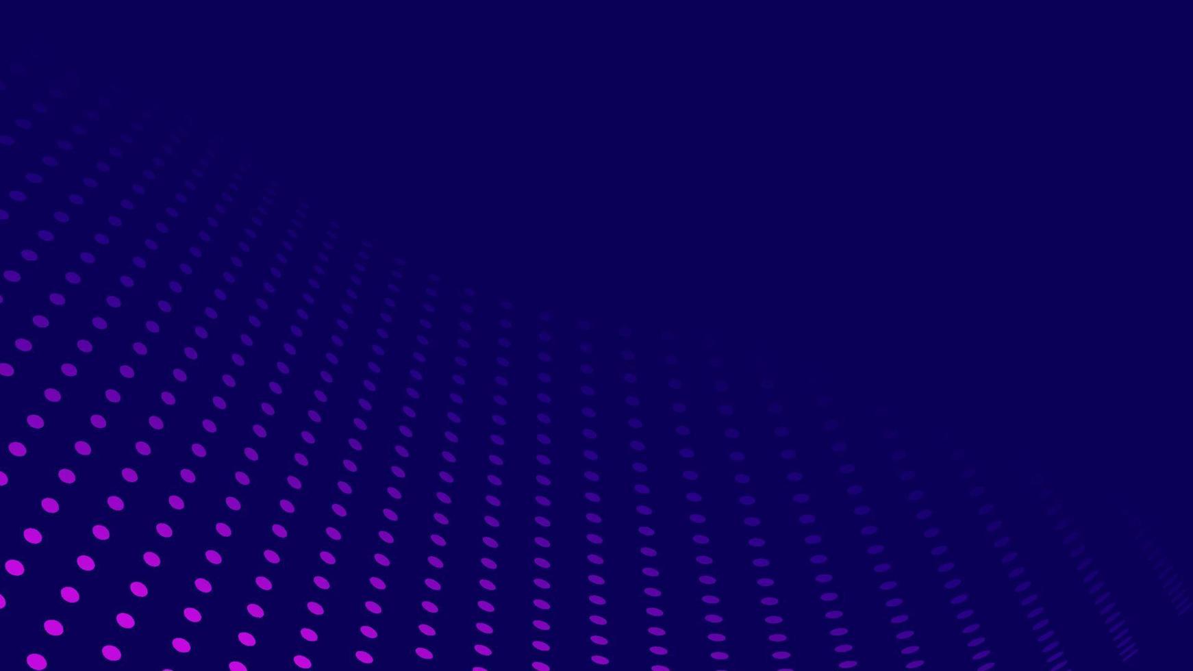 Blue abstract background with neon halftone effect vector