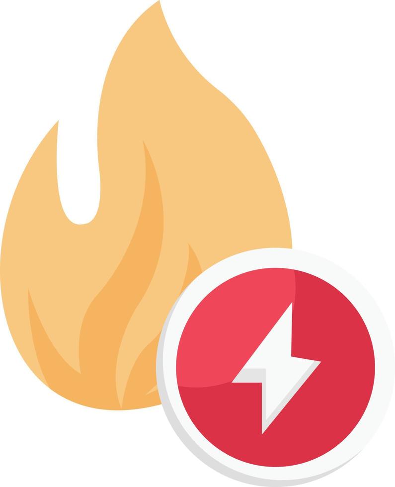 ilustración de vector de fuego en un fondo. símbolos de calidad premium. iconos vectoriales para concepto y diseño gráfico.