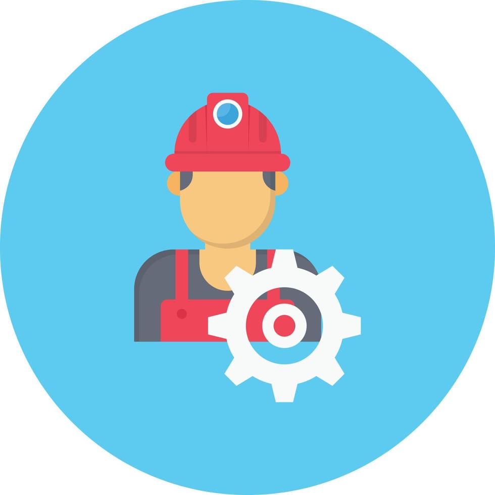 worker gear vector illustration on a background.Premium quality symbols.vector icons for concept and graphic design.