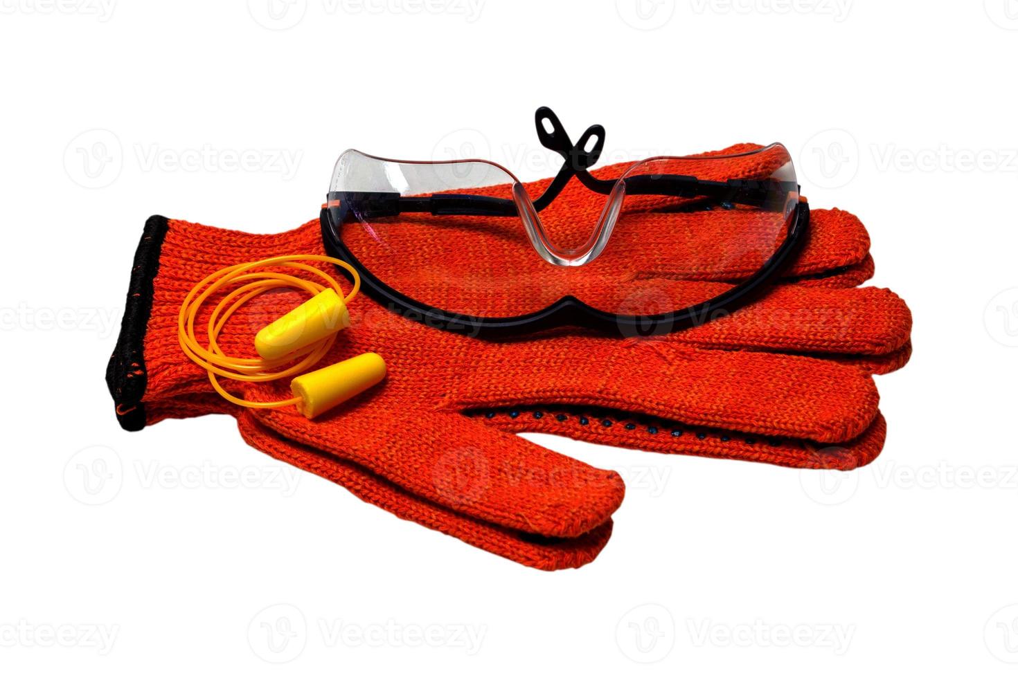 Standard construction safety and construction tools photo