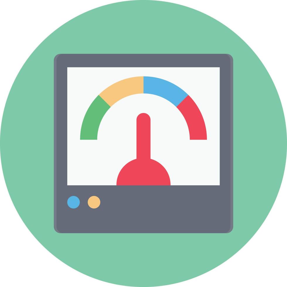 Ilustración de vector de velocímetro en un fondo. Símbolos de calidad premium. Iconos vectoriales para concepto y diseño gráfico.