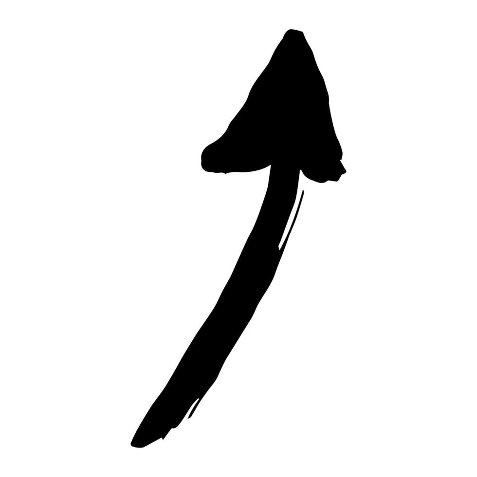 ilustración de flecha de tinta dibujada a mano en estilo boceto. imágenes prediseñadas de garabatos de negocios. elemento único para el diseño vector