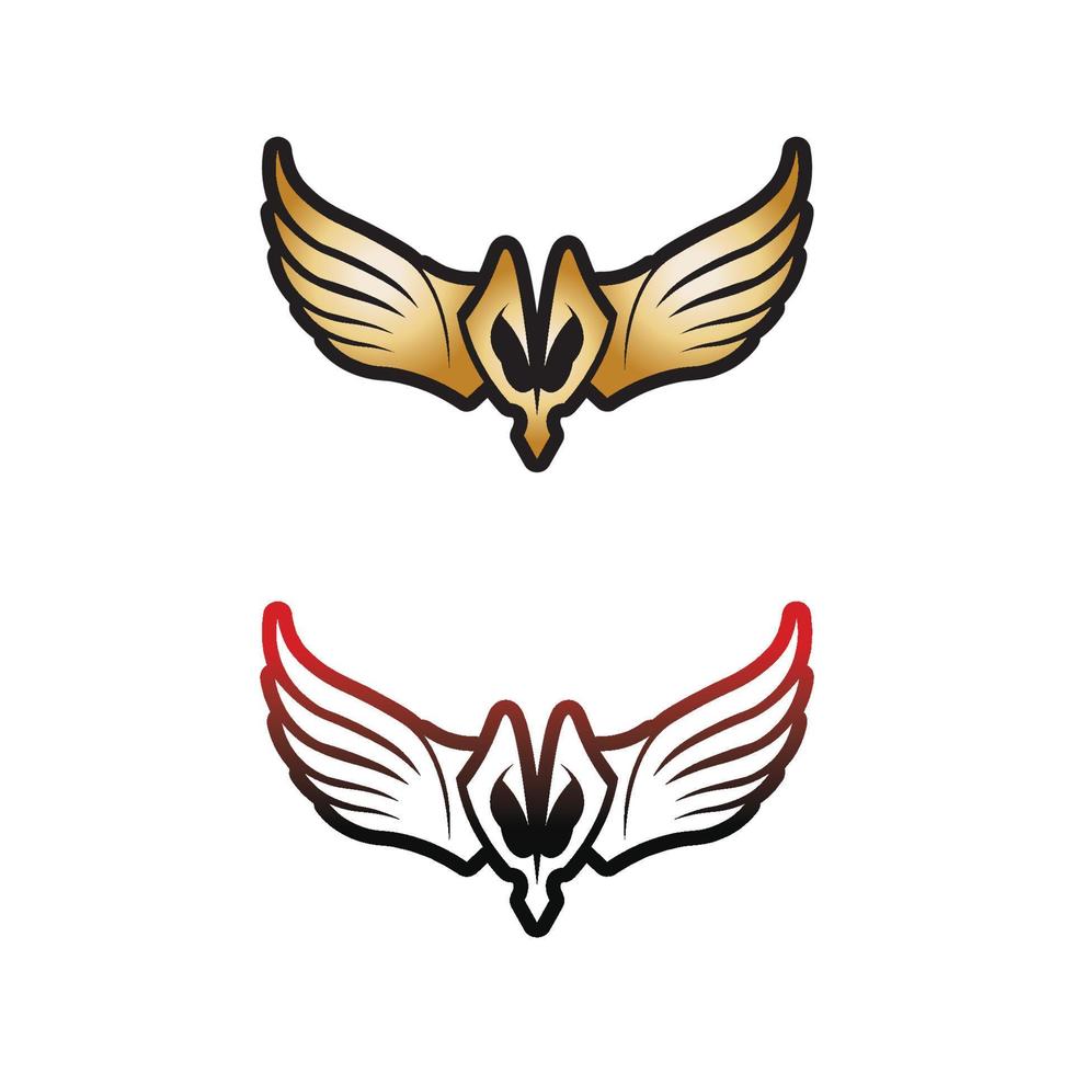 Falcon Eagle Bird Logo Template Vector Icon