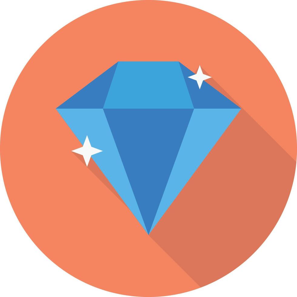 ilustración de vector de diamante en un fondo. símbolos de calidad premium. iconos vectoriales para concepto y diseño gráfico.