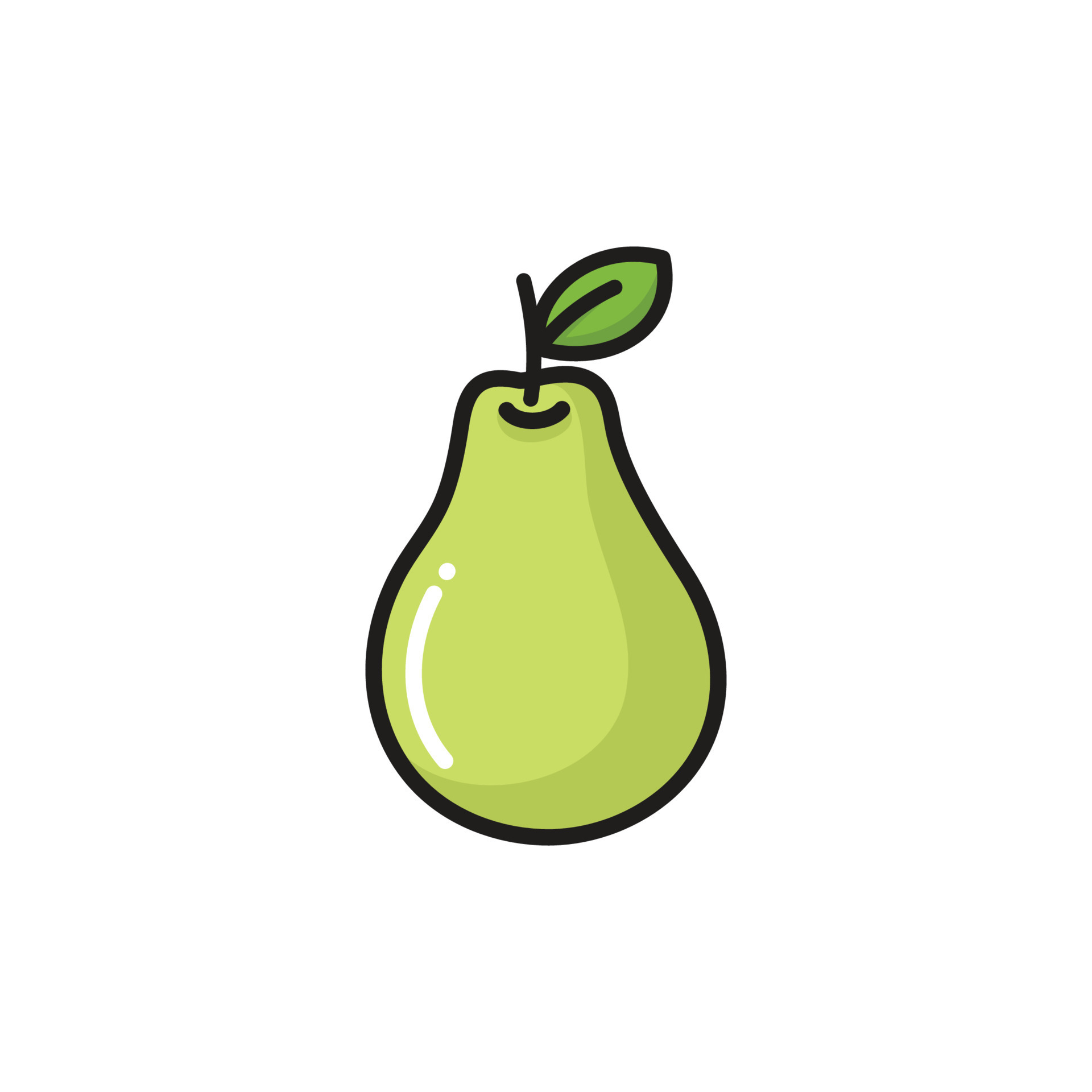 Pear fruit icon design vector 13358499 Vector Art at Vecteezy