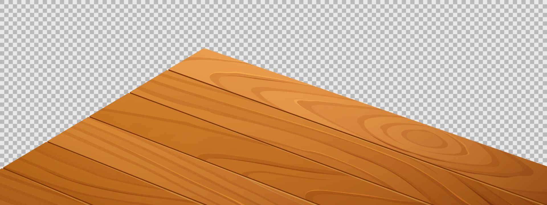 mesa de comedor de madera, vector de perspectiva de esquina