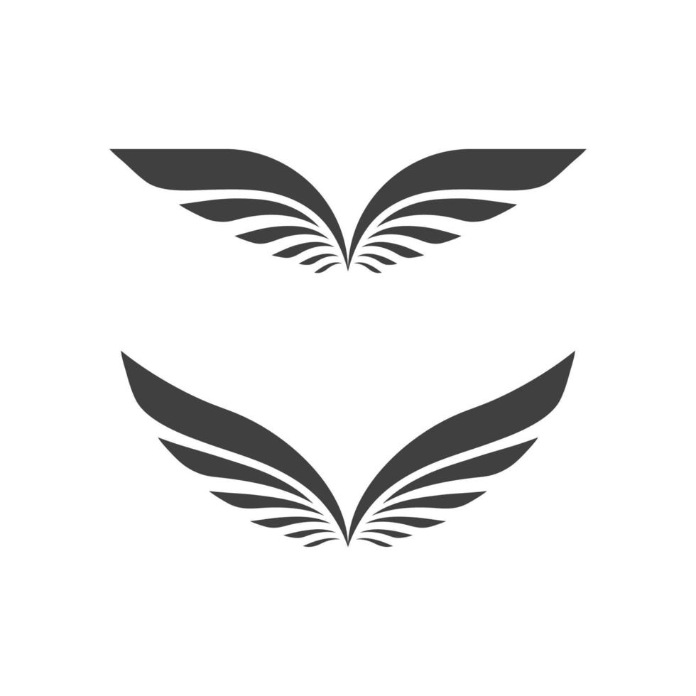 Falcon wing icon Template vector