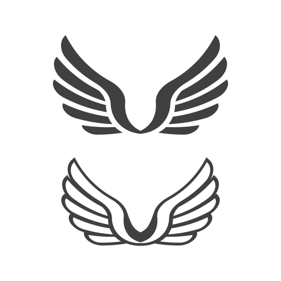 Falcon wing icon Template vector 13358722 Vector Art at Vecteezy