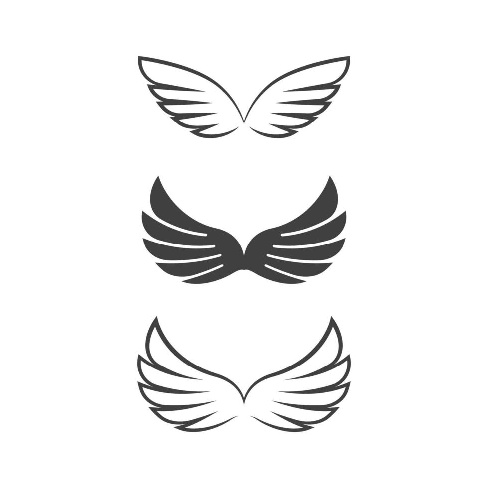 Falcon wing icon Template vector 13358730 Vector Art at Vecteezy