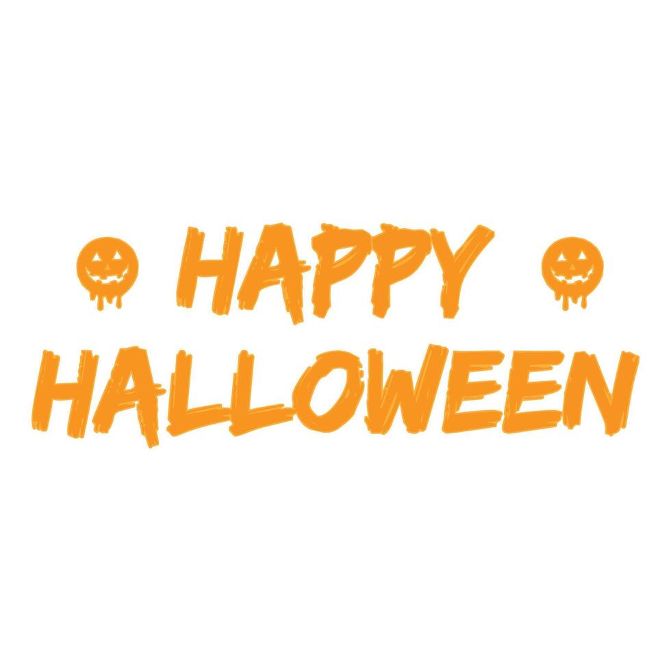 Happy Halloween Text 13359198 Vector Art at Vecteezy